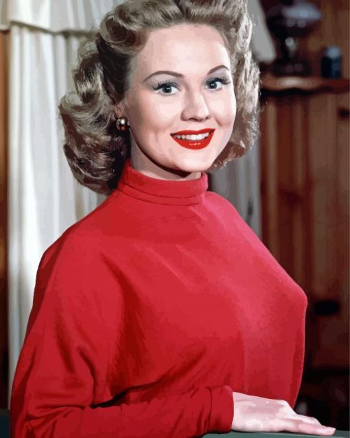 Virginia Mayo paint by number