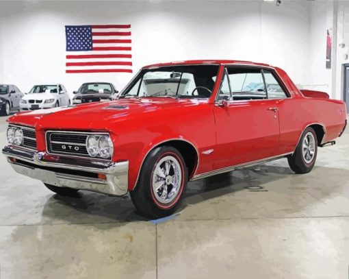 1964 Pontiac Gto paint by number