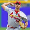 Adam Wainwright Pitcher paint by number