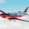 Aesthetic Beechcraft Plane Paint by number