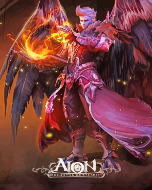 Aion The Tower Of Eternity Character Poster Paint by number