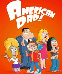 American Dad paint by number
