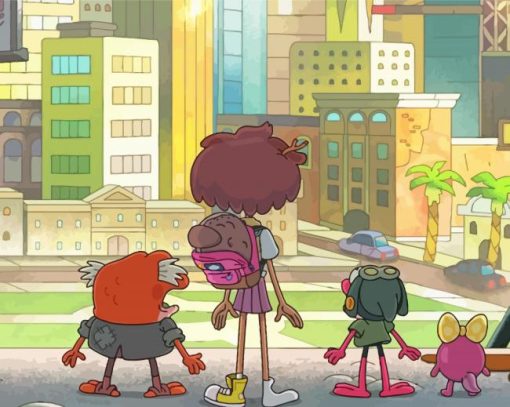 Amphibia Characters paint by number