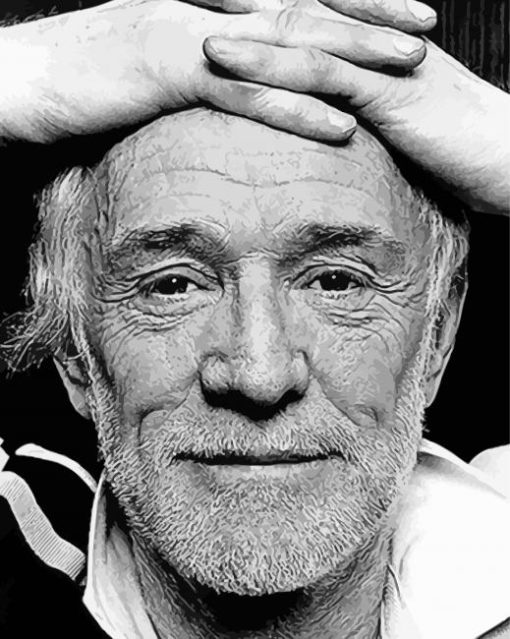 Black And White Richard Harris paint by number