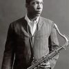 Black And White John Coltrane paint by number
