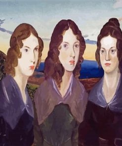 Bronte Sisters Art Paint by number