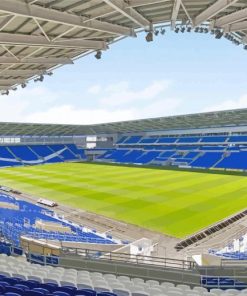 Cardiff City Stadium Wales paint by number
