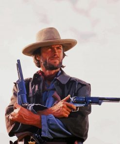 Cint Eastwood Outlaw Josey Wales Paint by number