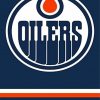 Edmonton Oilers Logo paint by number