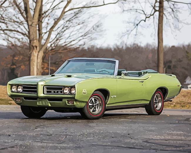 Green GTO paint by number