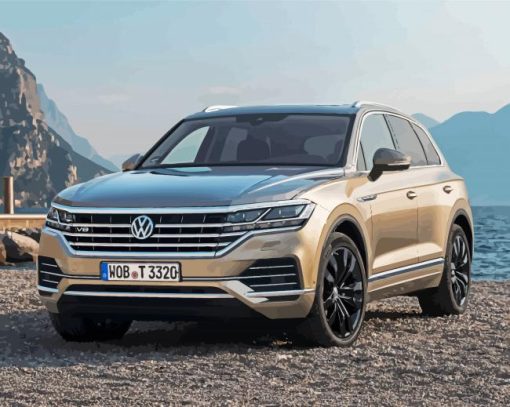 Grey Touareg Car paint by number
