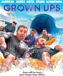Grown Ups Film paint by number