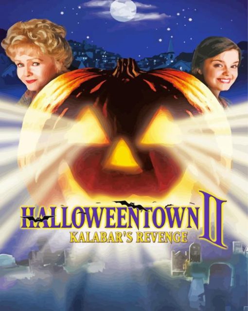 Halloweentown Film Paint by number