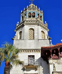 Hearst Castle Tower Paint by number