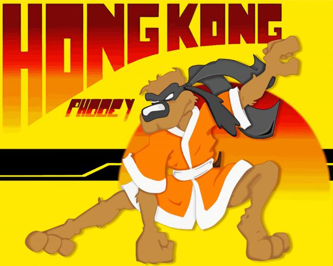 Hong Kong Phooey Poster paint by number