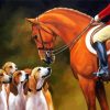 Horses And Hounds Paint by number