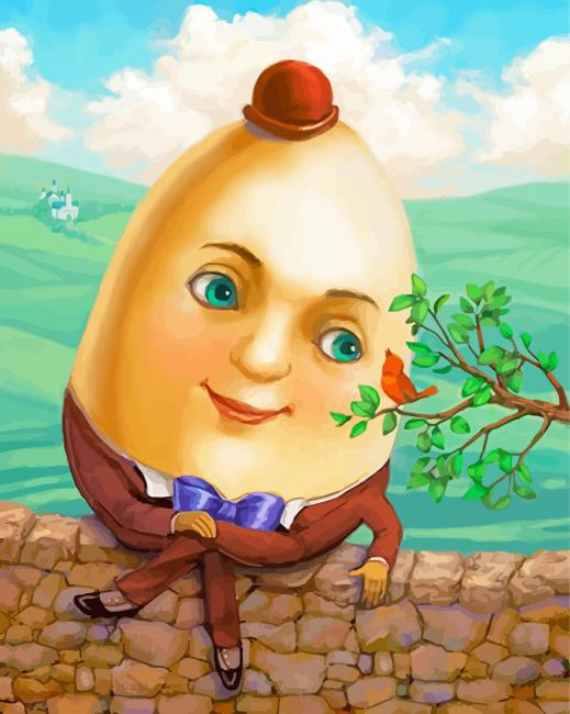 Humpty Dumpty paint by number