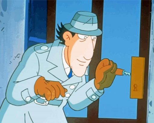 Inspector Gadget paint by number