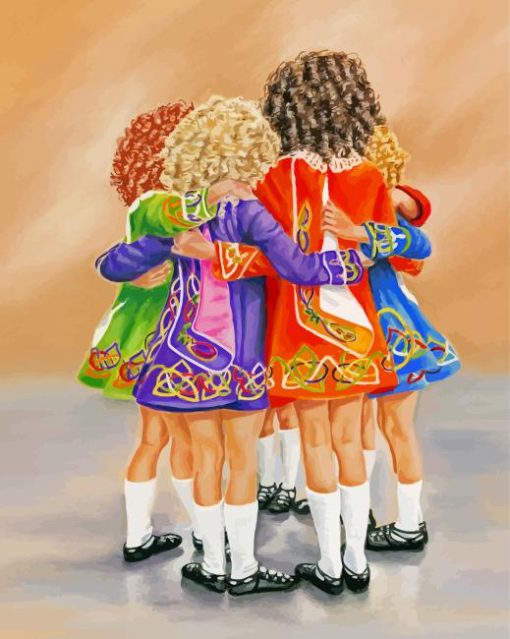Irish Dance paint by number