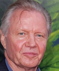Jon Voight American Actor paint by number