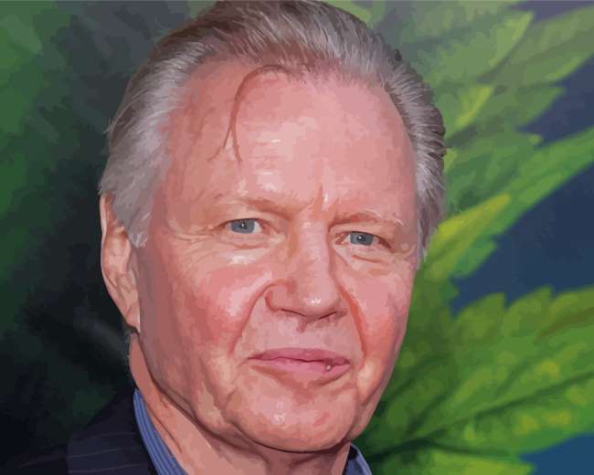 Jon Voight American Actor paint by number