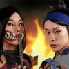 Mileena And Kitana paint by number