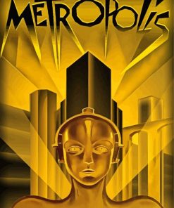 Metropolis Movie Poster paint by number