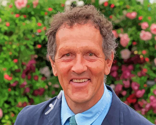 Monty Don Hurticulturist paint by number