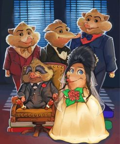 Mr Big Zootopia Family paint by number