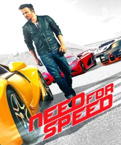 Need For Speed Movie paint by number