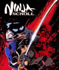 Ninja Scrolls Poster Paint by number
