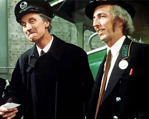 On The Buses Art paint by number