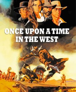 Once Upon A Time In The West Film Poster paint by number