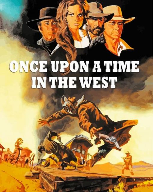 Once Upon A Time In The West Film Poster paint by number