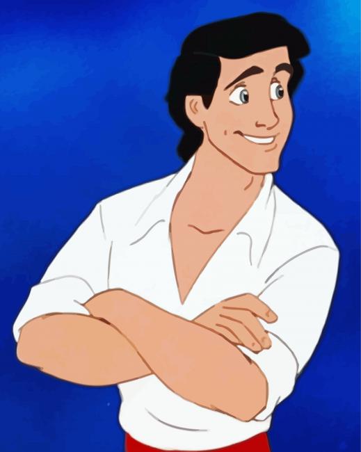 Prince Eric Disney paint by number