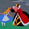 Queen Of Hearts And Alice Paint by number