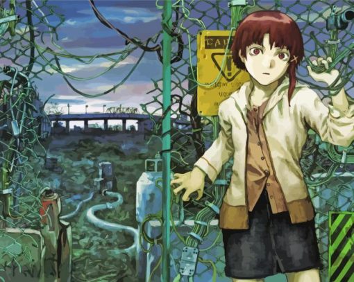 Serial Experiments Lain Anime Paint by number