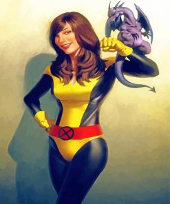 Shadowcat Kitty Pryde paint by number