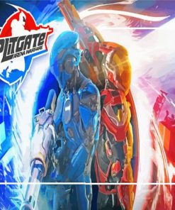 Splitgate Video Game Poster paint by number