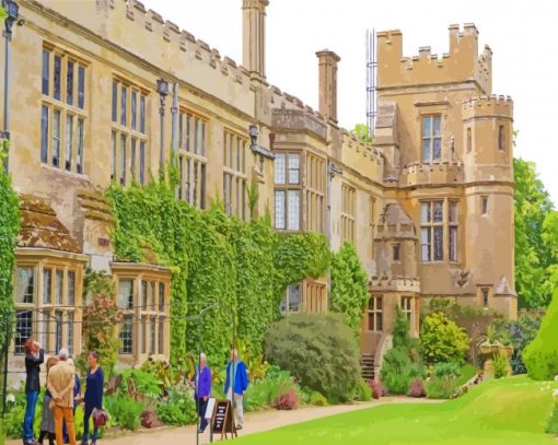 Sudeley Castle Cheltenham paint by number