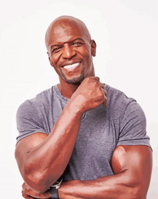 Terry Crews Smiling paint by number