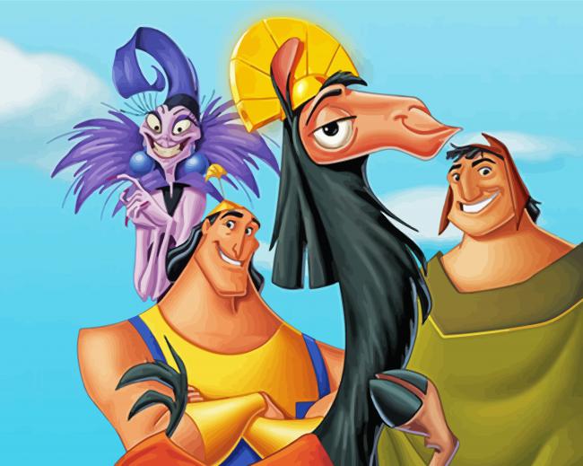 The Emperors New Groove Animation Paint by number