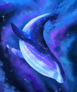 The Space Whale paint by number