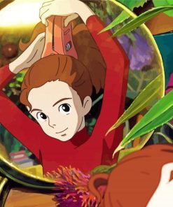 The Secret World Of Arrietty Illustration paint by number