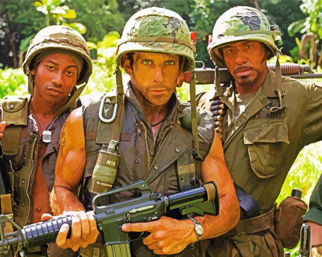 Tropic Thunder paint by number