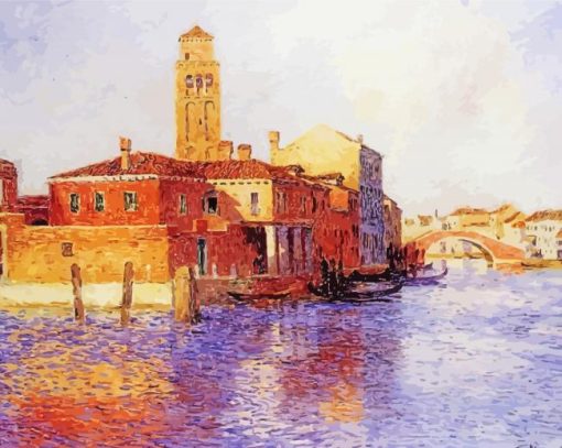 View Of Venice By Ferdinand Du Puigaudeau paint by number
