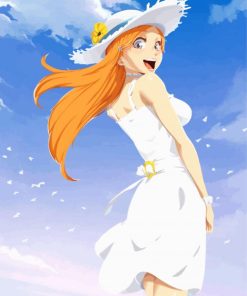 Adorable Orihime Inoue paint by number