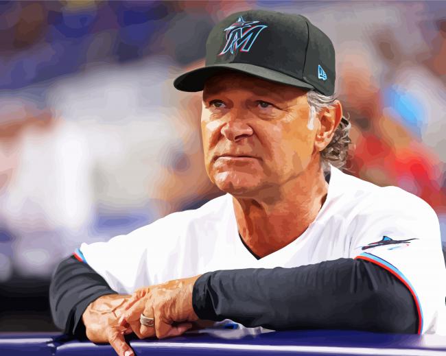Aesthetic Don Mattingly paint by number