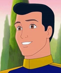 Aesthetic Prince Charming Disney paint by number