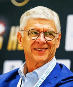 Arsene Wenger Smiling paint by number